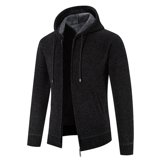 Herren Kapuzenjacke mit weichem Innenfutter und innovativem Design R&B