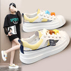 Damen Sneakers mit innovative Sohle und bunten Applikationen R&B