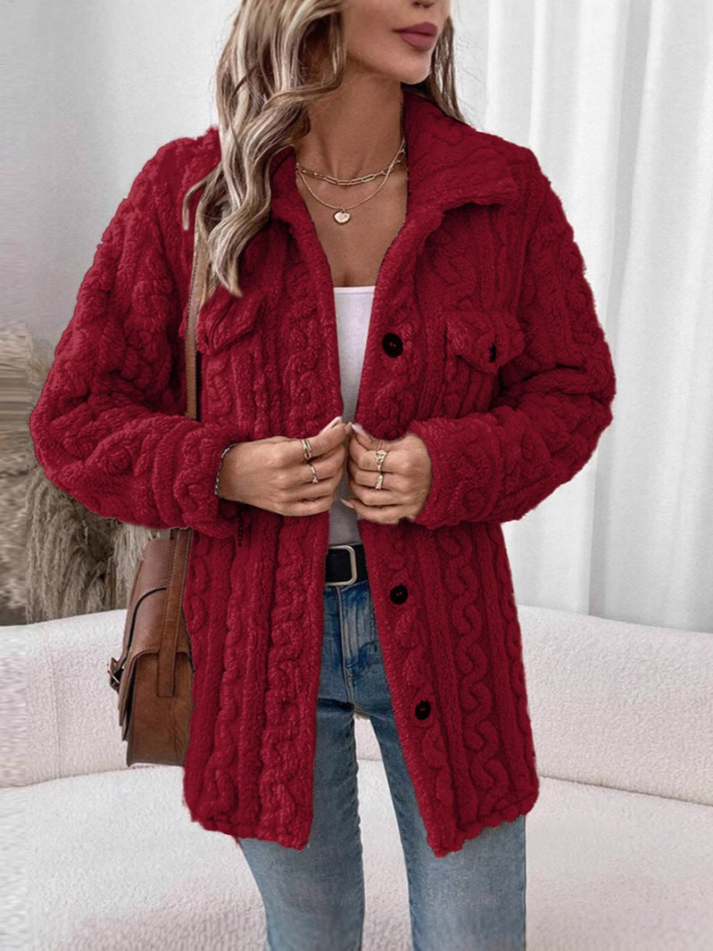 Damen Strickjacke mit strukturierter Oberfläche R&B