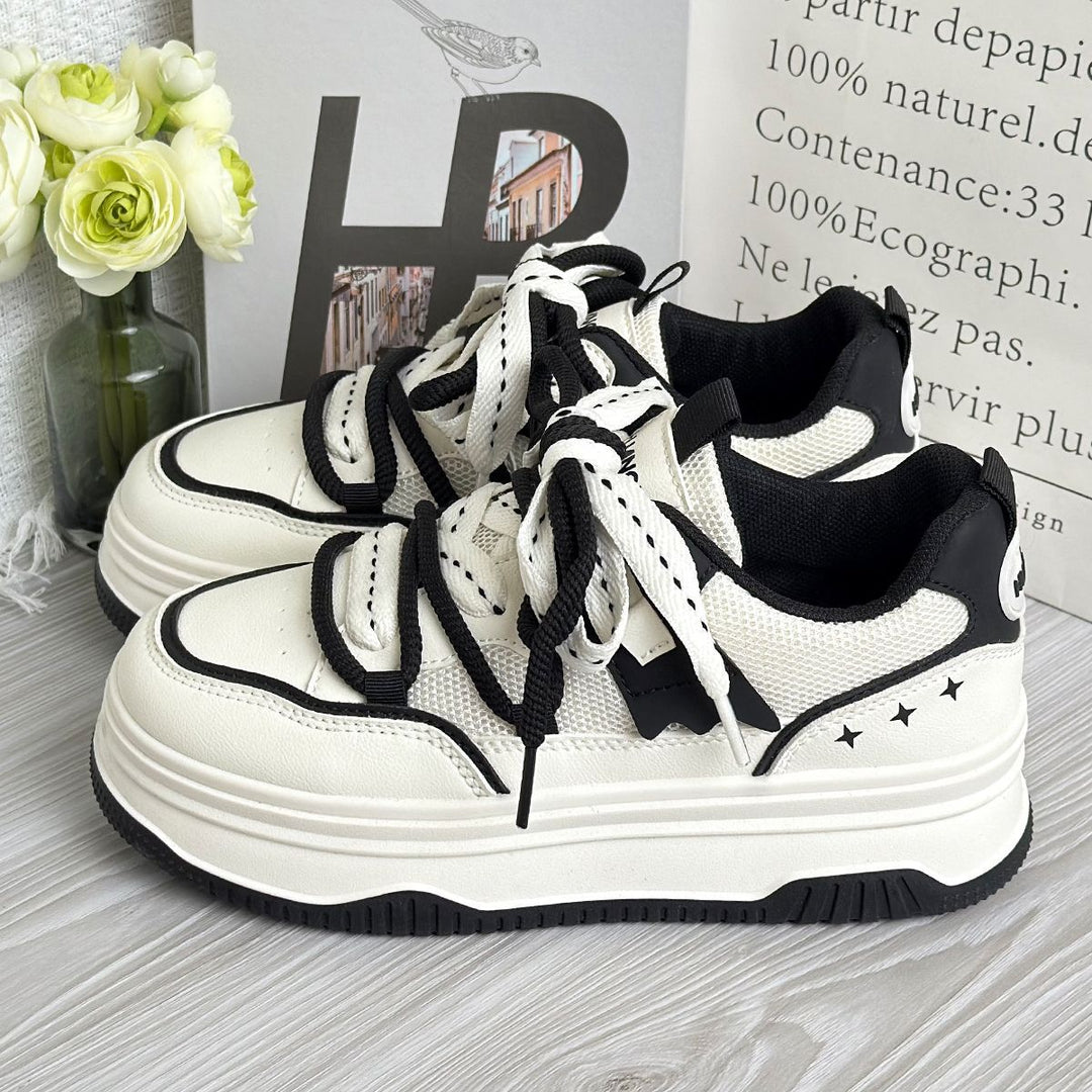 Damen Sportliche Sneaker mit dicker Sohle R&B