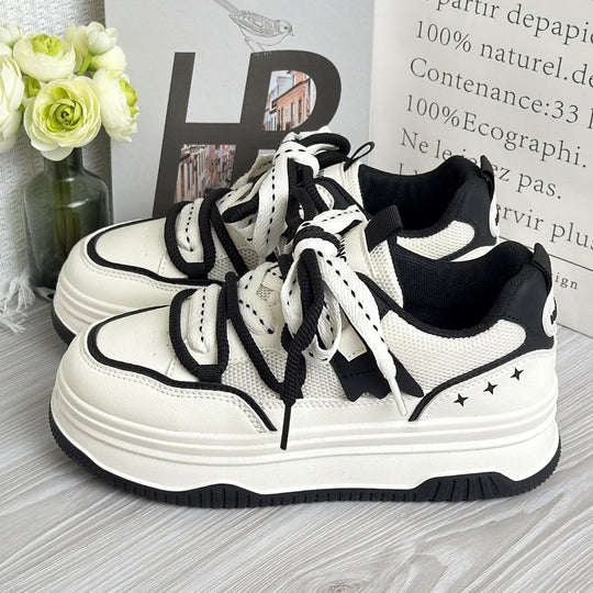 Damen Sportliche Sneaker mit dicker Sohle R&B