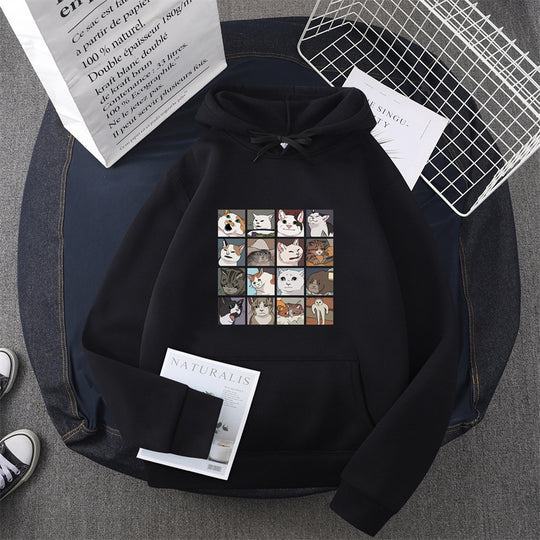 Damen Sweatshirt mit Tier-Motiv R&B