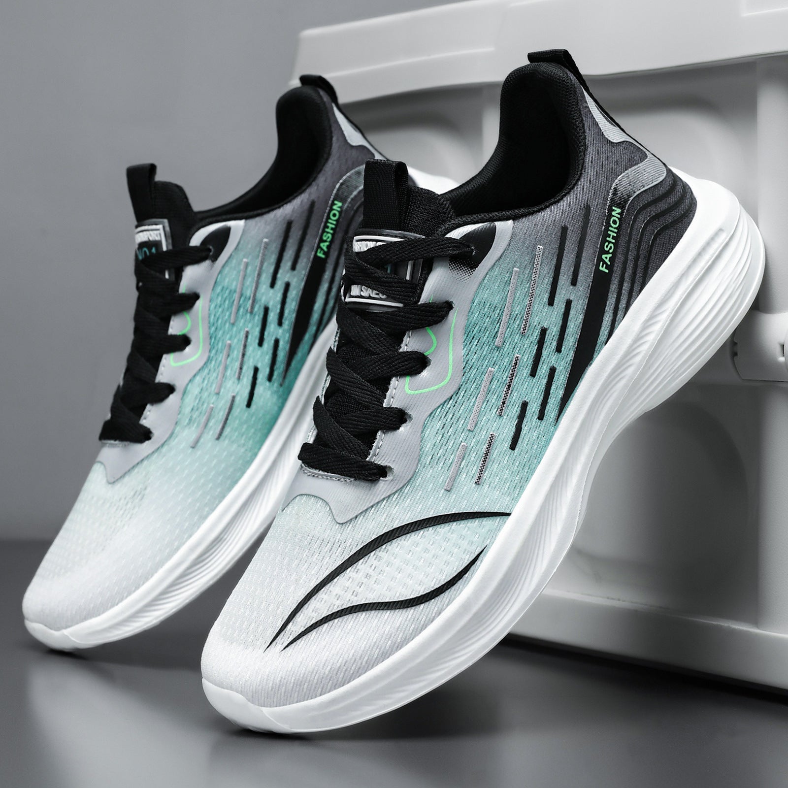 Damen Sportliche Sneakers mit atmungsaktiver Mesh-Oberfläche und dynamischem Dämpfungssystem