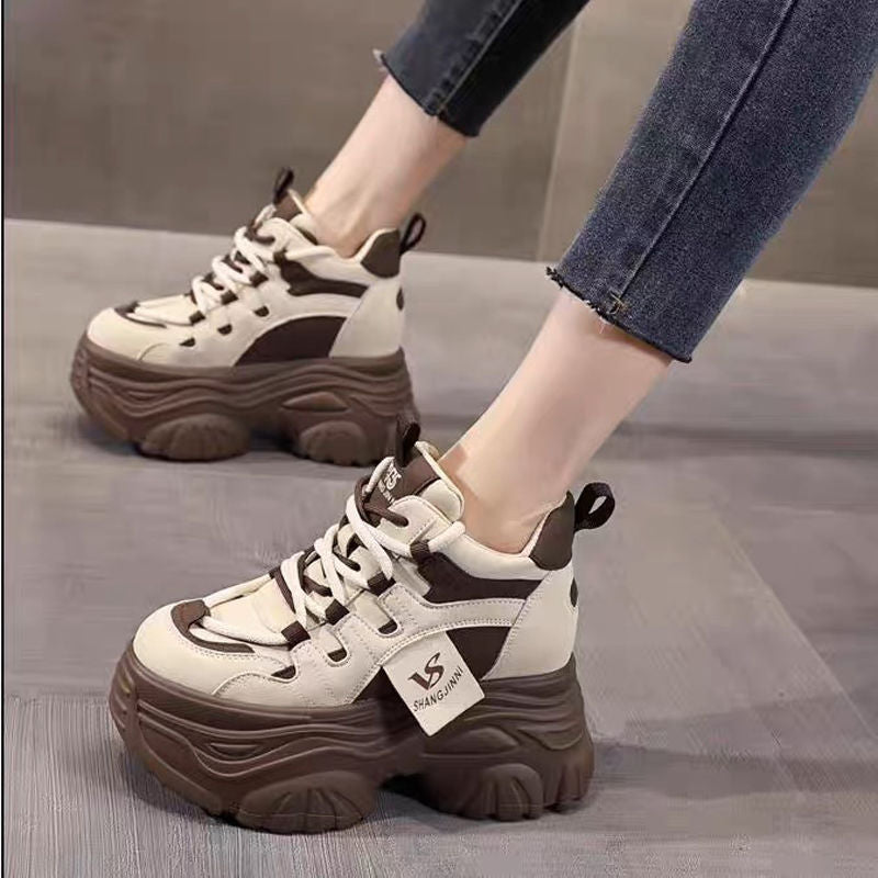 Damen Sportliche Chunky Sneakers mit dämpfender Sohle und hochmodernem Design