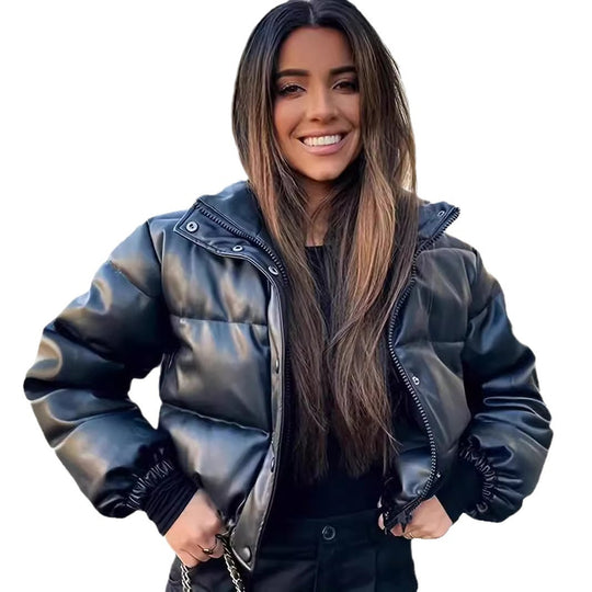 Damen kurzärmlige Daunenjacke R&B
