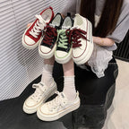 Damen Sportliche Sneakers mit robuster Sohle und atmungsaktivem Canvas von