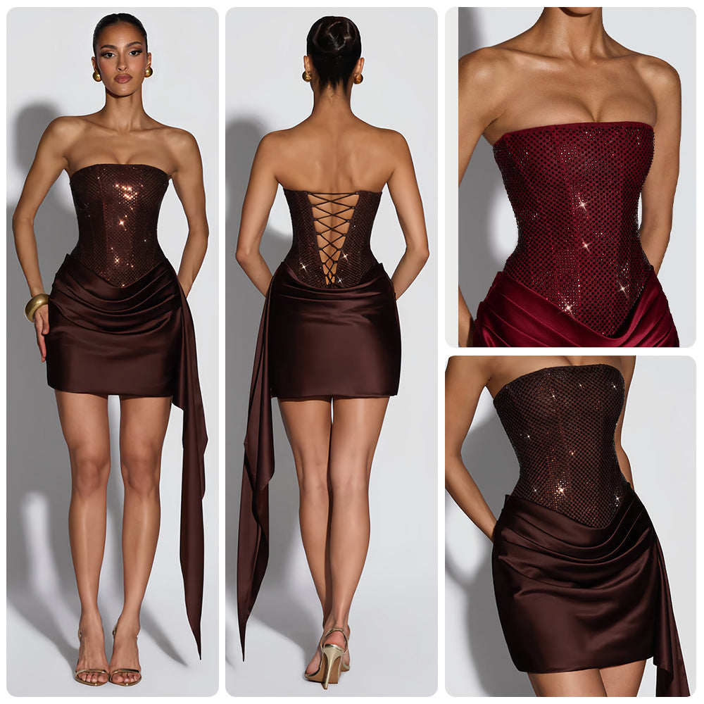 Damen festliches Couture-Kleid R&B