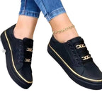 Damen Elegante Sneaker mit modischen Glitzerakzenten R&B