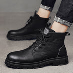 Damen Robuste und modische Lederboots