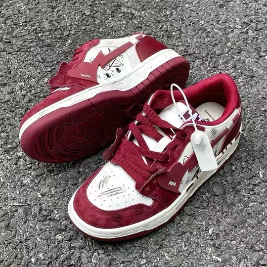 Damen Sportliche Sneakers mit auffälligem Design und komfortabler Dämpfung R&B