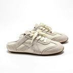 Damen Sneaker im lässigen Slipper-Stil mit atmungsaktivem Mesh und modischem Wildleder R&B