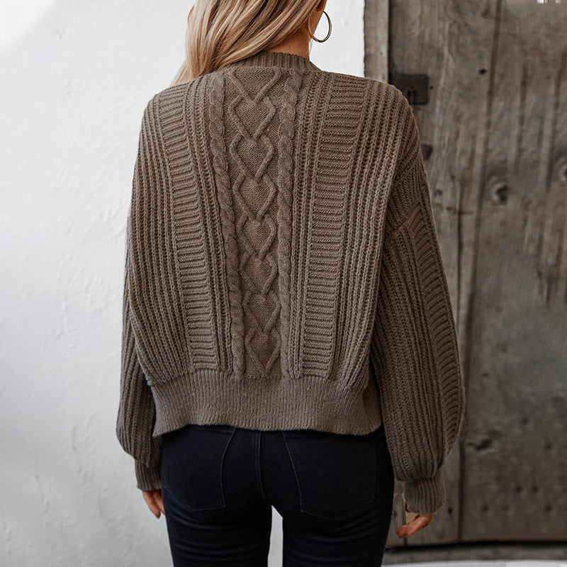 Damen Strickjacke mit dekorativem Zopfdesign und weich strukturiertem Material R&B