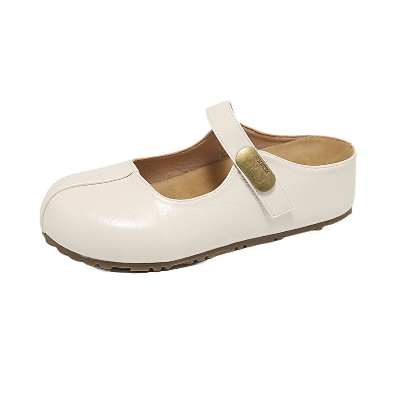 Damen modische Clogs mit elegantem Riemen und komfortabler Sohle R&B