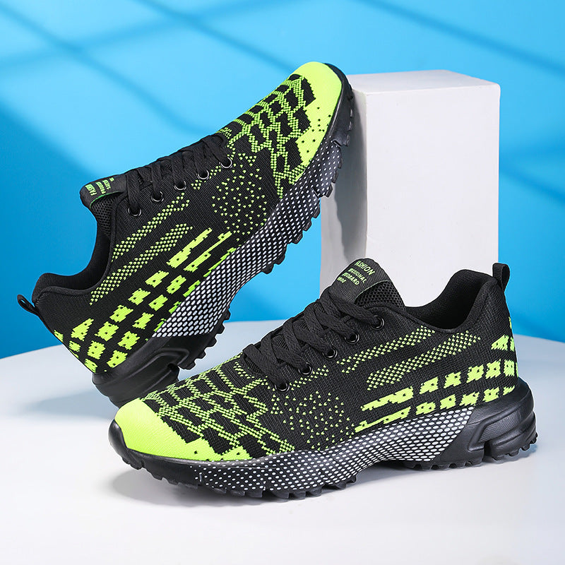 Damen Laufneutrale Sport Sneakers mit atmungsaktiver Obermaterialstruktur R&B