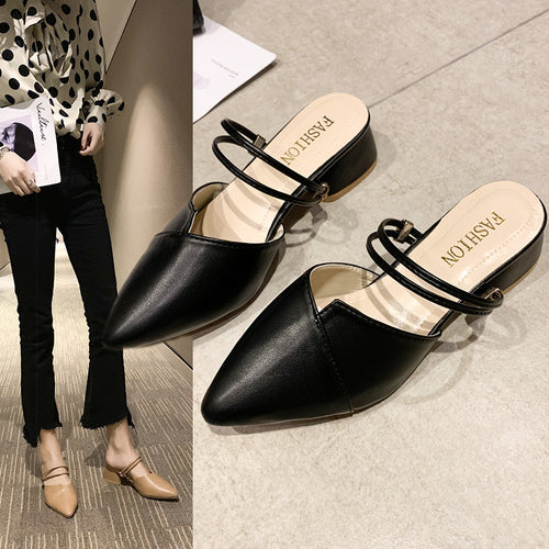 Damen elegante Sling-Pumps mit verstellbarem Riemchen und spitzem Zehenbereich R&B