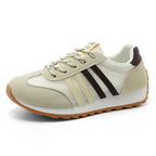 Damen sportliche Sneakers mit atmungsaktivem Obermaterial und dämpfender Sohle R&B