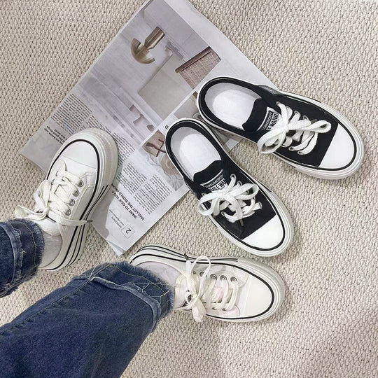 Damen Modische Plateau Sneakers mit lässigem Design und hohem Komfort R&B