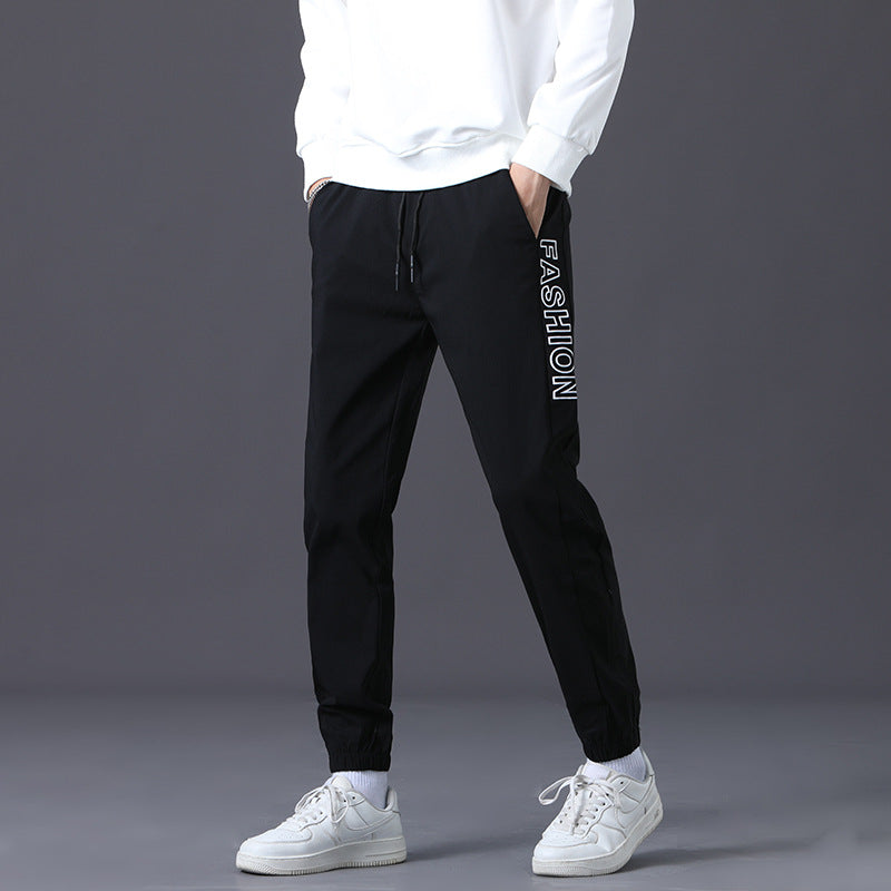 Herren modische Jogginghose mit elastischem Bund und seitlichen Taschen