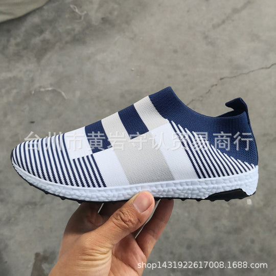 Damen Sportliche Slip-On Sneakers mit atmungsaktivem Obermaterial und rutschfester Sohle R&B