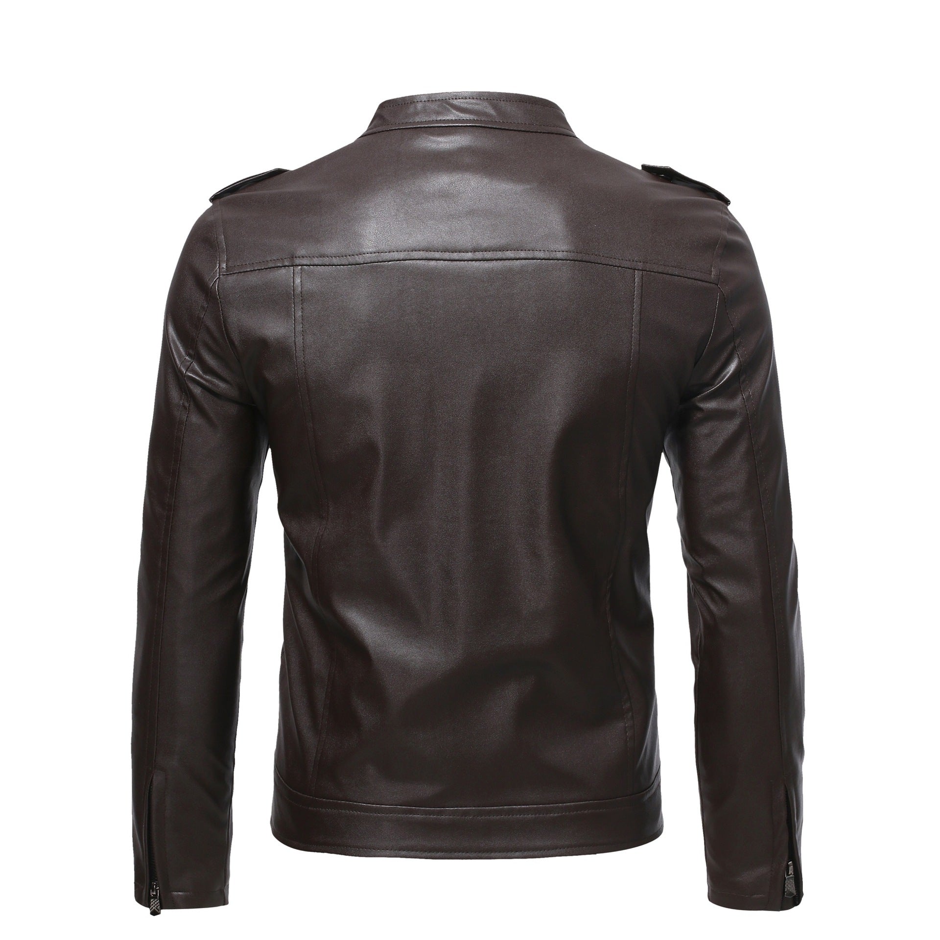 Herren Bikerjacke mit Schulterklappen