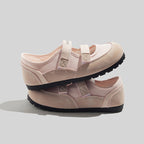 Damen Komfortable Ballerinas mit verstellbarem Riemen und rutschfester Sohle