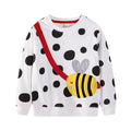 Mädchen Sweatshirt mit fröhlichem Bienenmotiv R&B