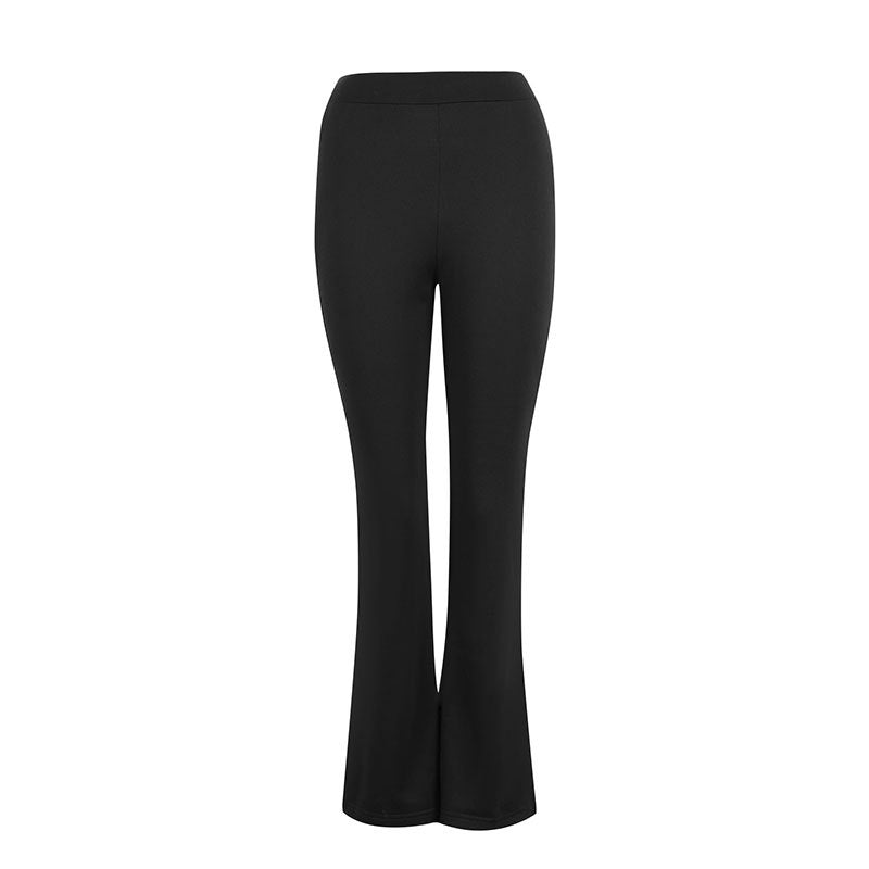 Damen elegante Flared-Hose aus flexibler Mikrofaser R&B