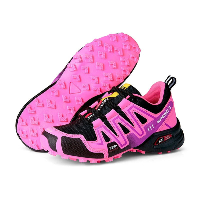 Damen Lauf- und Trail-Schuhe mit rutschfester Sohle und atmungsaktivem Obermaterial