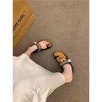 Damen Zehentrenner-Sandalen mit elegantem Riemendesign und Fußbett R&B