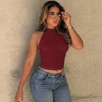 Damen modisches Croptop R&B