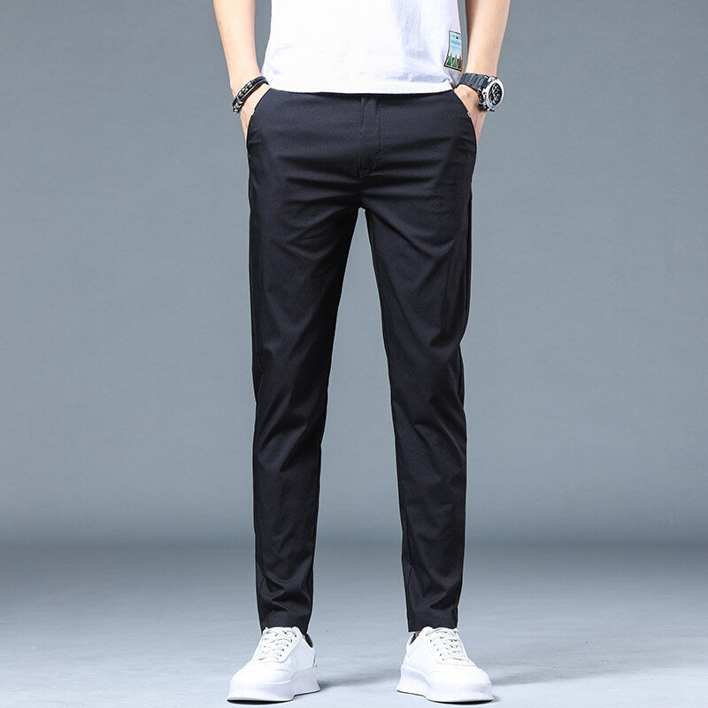 Herren luftige Freizeithosen im modernen Slim-Fit Design R&B