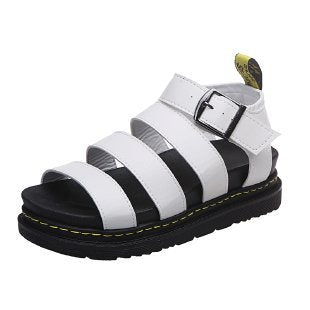 Damen Riemensandalen mit ergonomischem Fußbett und verstellbarem Schnallenverschluss R&B