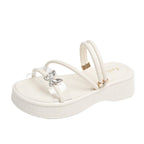 Damen Plateau-Sandalen mit elegantem Schmetterlingsdesign R&B
