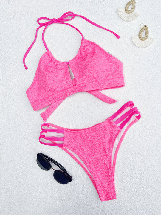 Damen Bikini-Set mit trendigem Cut-Out und verstellbaren Trägern R&B
