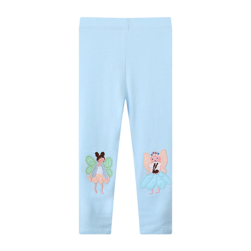 Mädchen Leggings mit zauberhaften Feenapplikationen R&B
