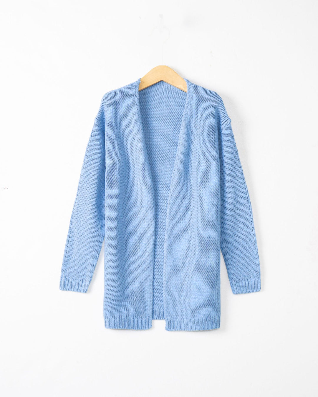 Damen Offene Strickjacke mit lässigem Schnitt und Taschen R&B