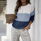 Damen lässiger Strickpullover R&B
