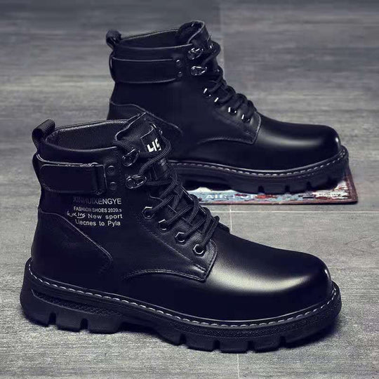 Damen Schnürstiefel mit robuster Sohle von R&B