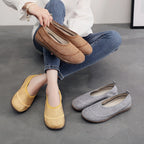 Damen bequeme Slip-On Schuhe mit atmungsaktivem Gewe