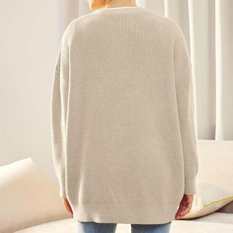 R&B | Klassische Strick-Strickjacke für Alltag
