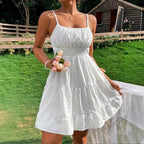 Damen Sommerliches Kleid mit Volantdesign R&B