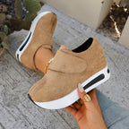 Damen Bequeme Plateau-Sneaker mit rutschfester Sohle und atmungsaktivem Obermaterial R&B