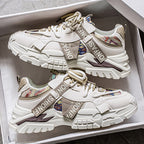Damen Chunky Sneaker mit modischem Design und stabiler Sohle