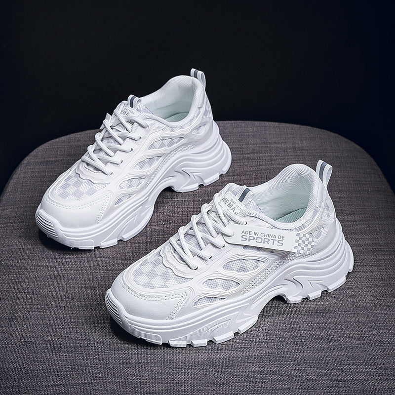 Damen Futuristische Lauf-Sneaker mit atmungsaktivem Mesh und gepolsterter Sohle R&B
