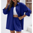 Damen lässiges Oberteil und Shorts Set Heidi-Mode