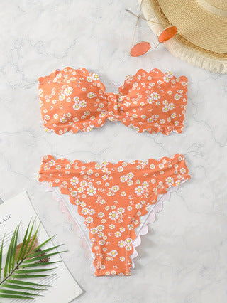 Damen Bikini-Set mit floralem Muster R&B