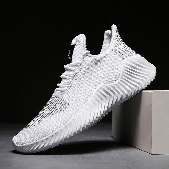 Damen Sneakers mit atmungsaktiver Strick-Oberfläche und flexibler Laufsohle R&B