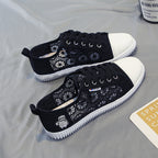 Damen Sneakers mit floralen Einsätzen und verstärktem Komfort R&B