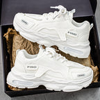 Damen Sportliche Sneakers mit dämpfender Sohle und atmungsaktiver Netzstruktur