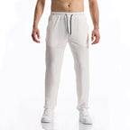 Herren bequeme Activewear-Hose mit elastischem Bund und gestreiftem Design R&B
